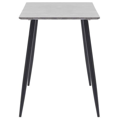 Spisebord 120 x 60 x 75 cm MDF grå