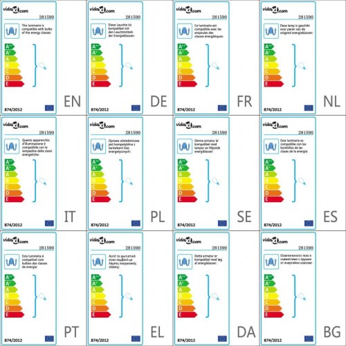 Væglampe med perler 2 x E14-pærer antik hvid