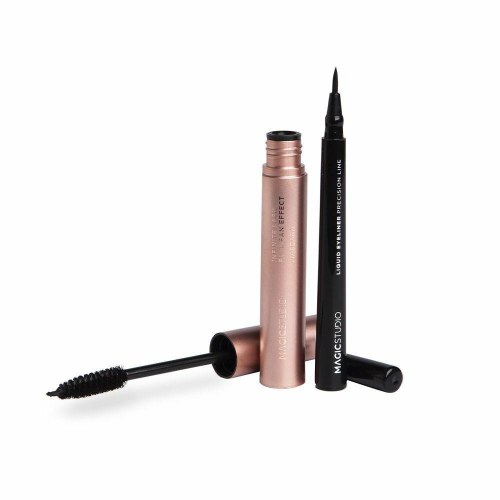 Eyeliner Magic Studio Shaky Liquid Eyeliner Volume Mascara Mascara til Øjenvipper 2 Dele