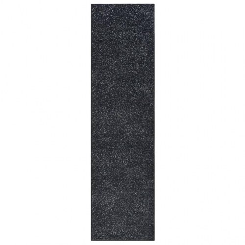 Tæppeløber 100x400 cm BCF antracitgrå