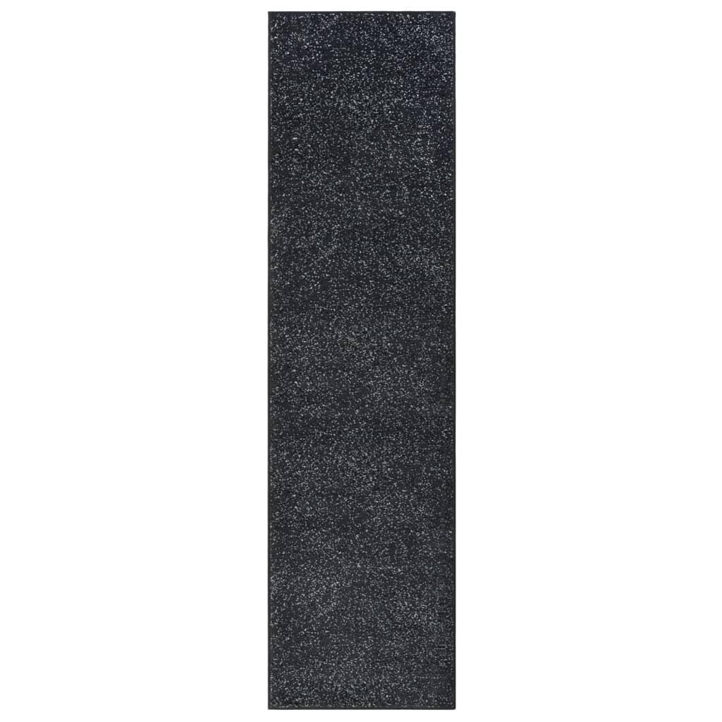 Tæppeløber 100x400 cm BCF antracitgrå