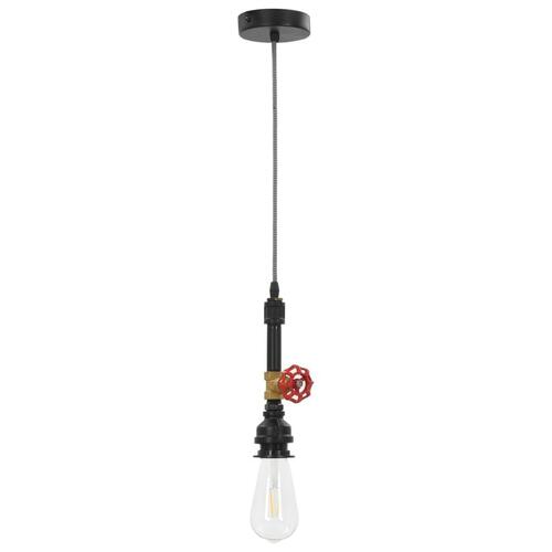 Hængelampe vandhanedesign E27 sort