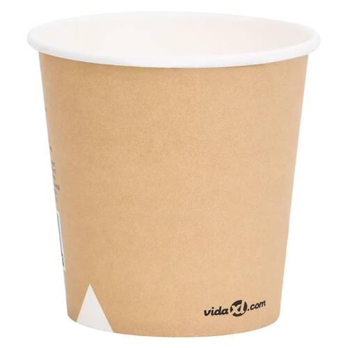 Papkrus 500 stk. 120 ml brun