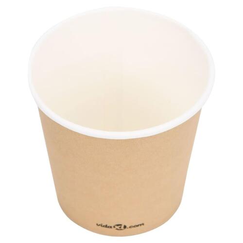 Papkrus 500 stk. 120 ml brun