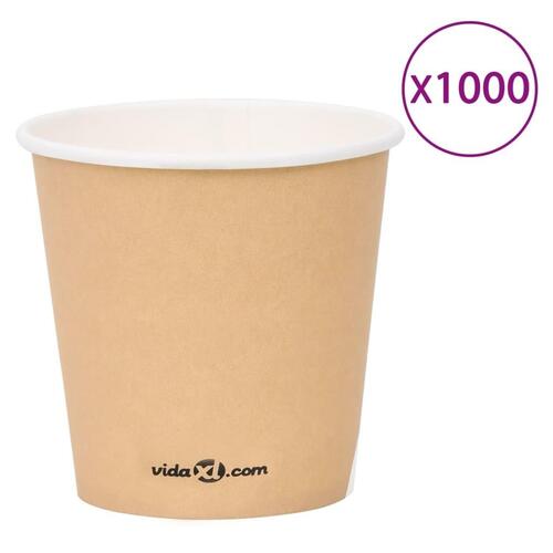 Papkrus 1000 stk. 120 ml brun