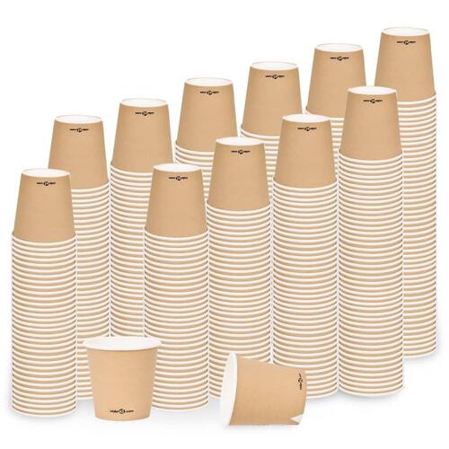 Papkrus 1000 stk. 120 ml brun