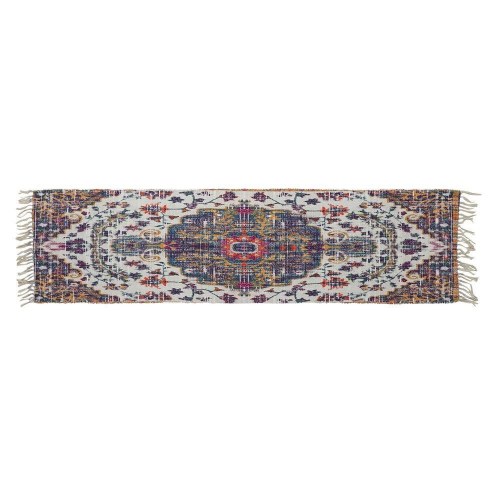 Tæppeløber i bomuld/chenille - multifarvet 60 × 240 cm