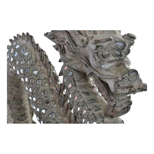 Dekorativ figur Drage Harpiks Krystal (52 x 13.5 x 31 cm)