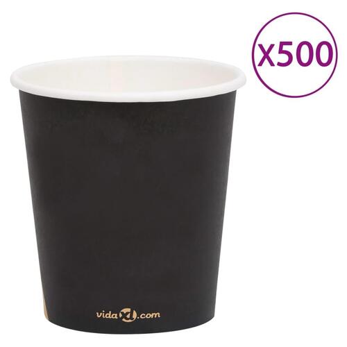 Papkrus 500 stk. 200 ml sort