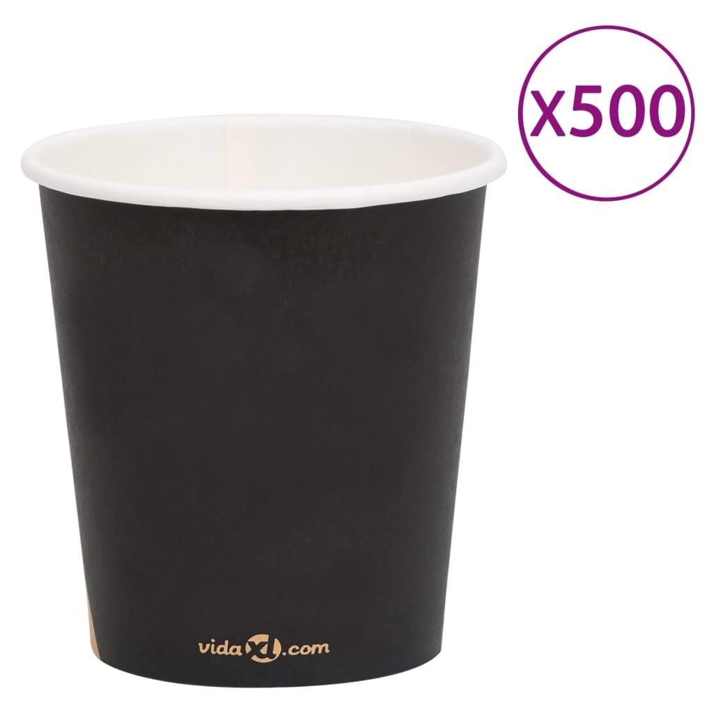 Papkrus 500 stk. 200 ml sort