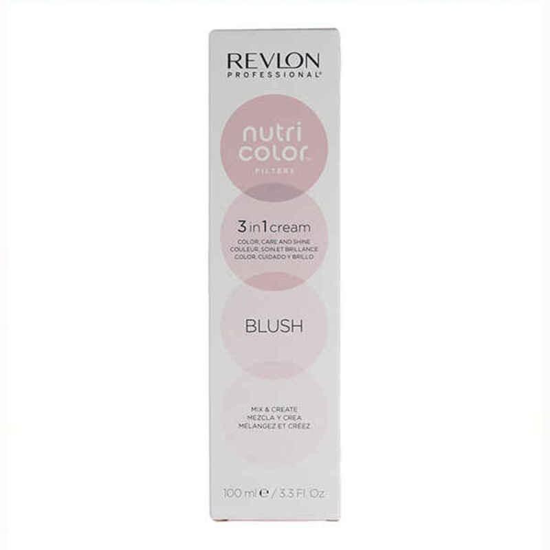 Se Permanent hårfarve - creme Revlon Nutri Color Blush 3-i-1 Blandemaskine (100 ml) hos Boligcenter.dk