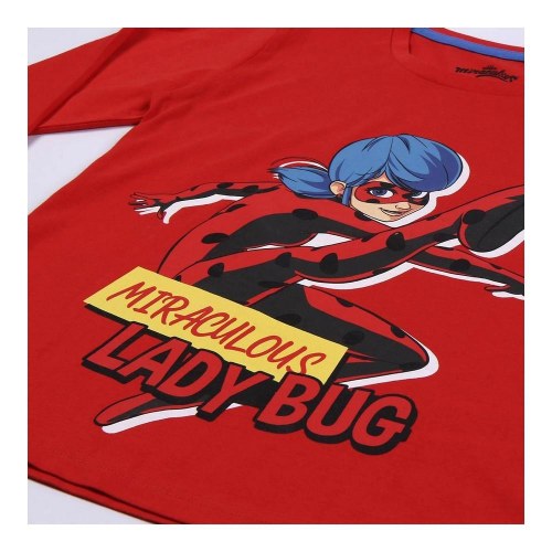 Lady Bug nattøj til børn - Rød, 6 år, 100% bomuld