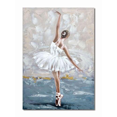 Maleri Ballerina (2 stk) (70 x 3 x 100 cm)