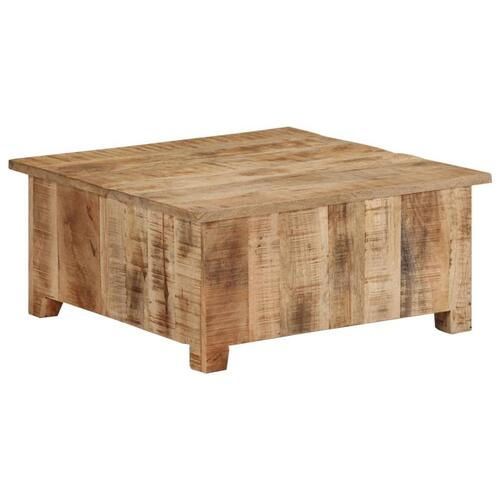 Sofabord 67x67x30 cm massivt mangotræ