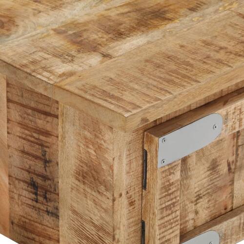 Sofabord 67x67x30 cm massivt mangotræ
