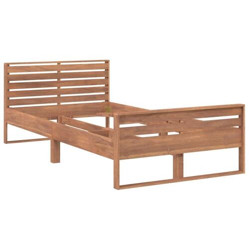 Sengestel 100x200 cm massivt teaktræ