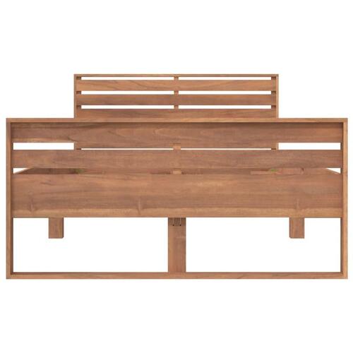 Sengestel 100x200 cm massivt teaktræ