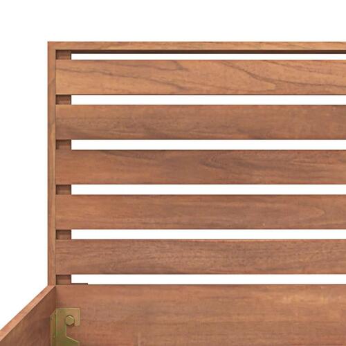 Sengestel 100x200 cm massivt teaktræ