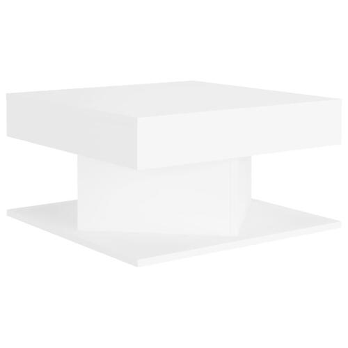 Sofabord 57x57x30 cm spånplade hvid