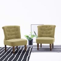 Fransk stol stof grøn