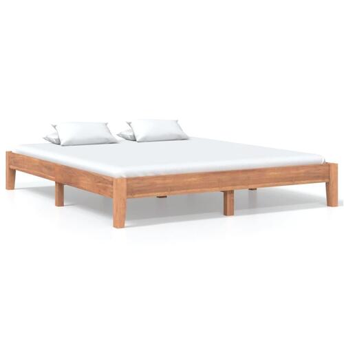Sengestel 180x200 cm massivt teaktræ