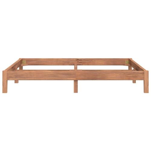 Sengestel 180x200 cm massivt teaktræ