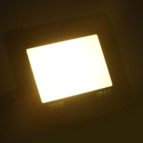 LED-projektør 30 W varmt hvidt lys