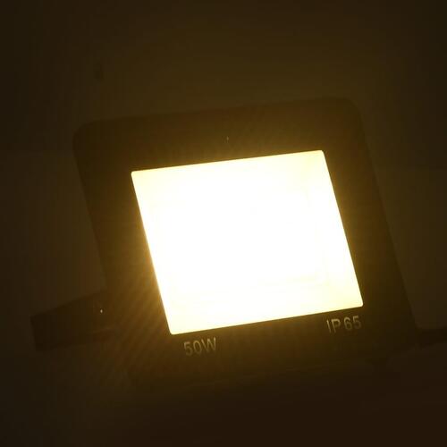 LED-projektør 50 W varm hvid