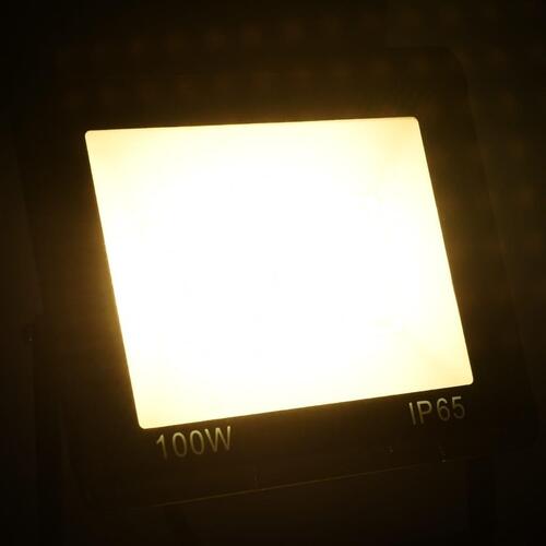 LED-projektør 100 W varm hvid