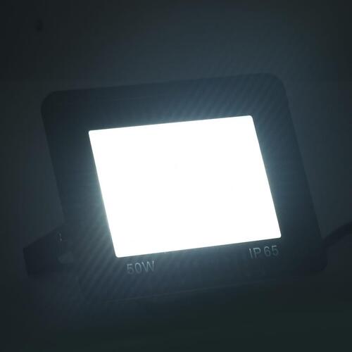 LED-projektør 50 W kold hvid