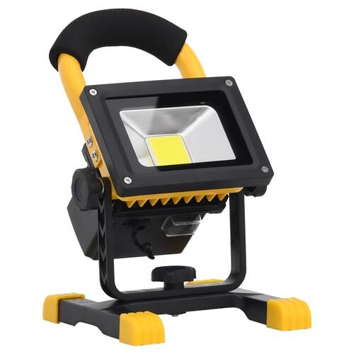 Genopladelig LED-projektør med håndtag 20 W kold hvid