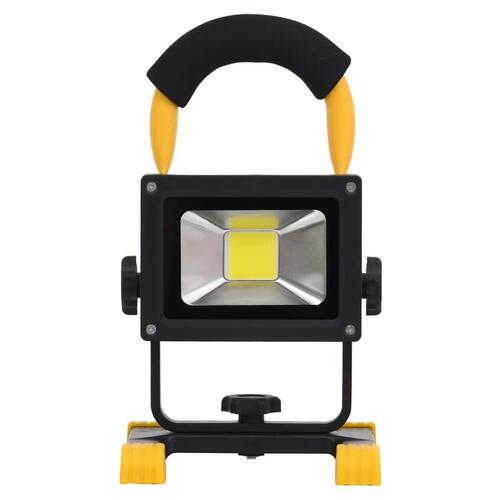 Genopladelig LED-projektør med håndtag 20 W kold hvid