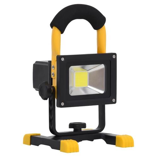Genopladelig LED-projektør med håndtag 20 W kold hvid