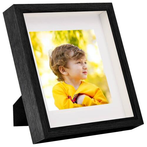 3D-billedrammer 3 stk. 23x23 cm til 13x13 cm billede sort