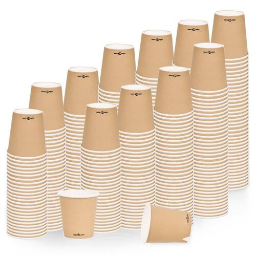 Papkrus 1000 stk. 200 ml brun