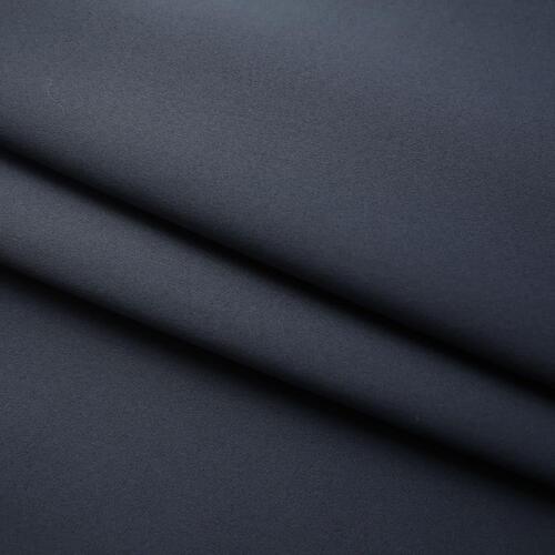 Mørklægningsgardiner med kroge 2 stk. 140 x 175 cm antracitgrå