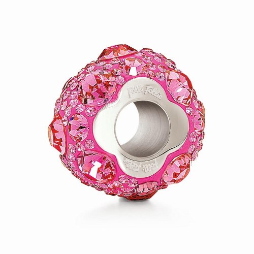 Perle charm 3P13F018D - pink, 1 cm, sterling sølv