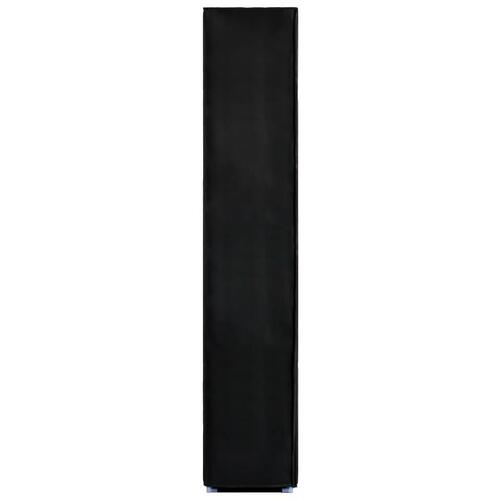 Skoskab 60 x 30 x 166 cm stof sort