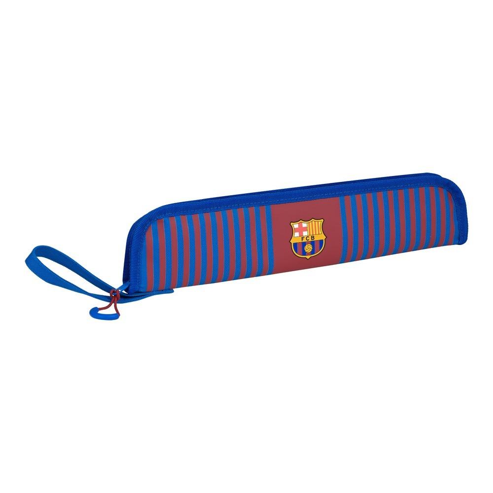 Fløjteholder F.C. Barcelona - polyester, 2 l, rødbrun/marineblå