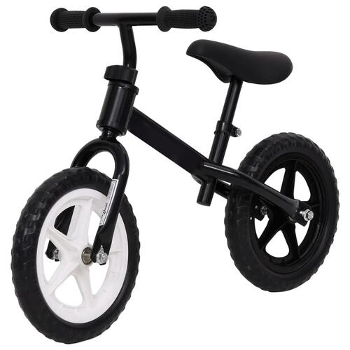 Løbecykel 9,5" hjul sort