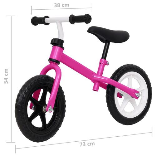 Løbecykel 11" hjul pink