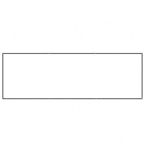 Hundeløbegård 3 m² i stål - sort, 300 × 100 × 70 cm