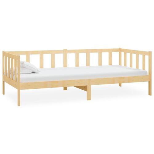 Daybed med madras 90x200 cm massivt fyrretræ