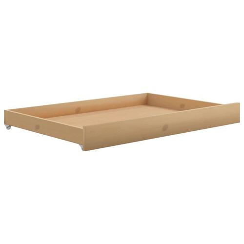 Daybed med udtræk 2x(90x200) cm massivt fyrretræ gyldenbrun