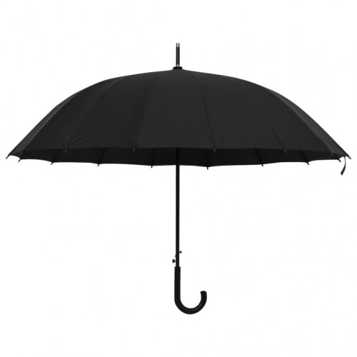 Paraply 120 cm med automatisk åbning - sort