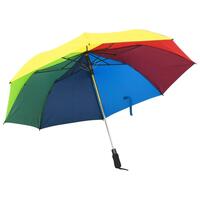 Paraply 124 cm automatisk åbning og lukning flerfarvet