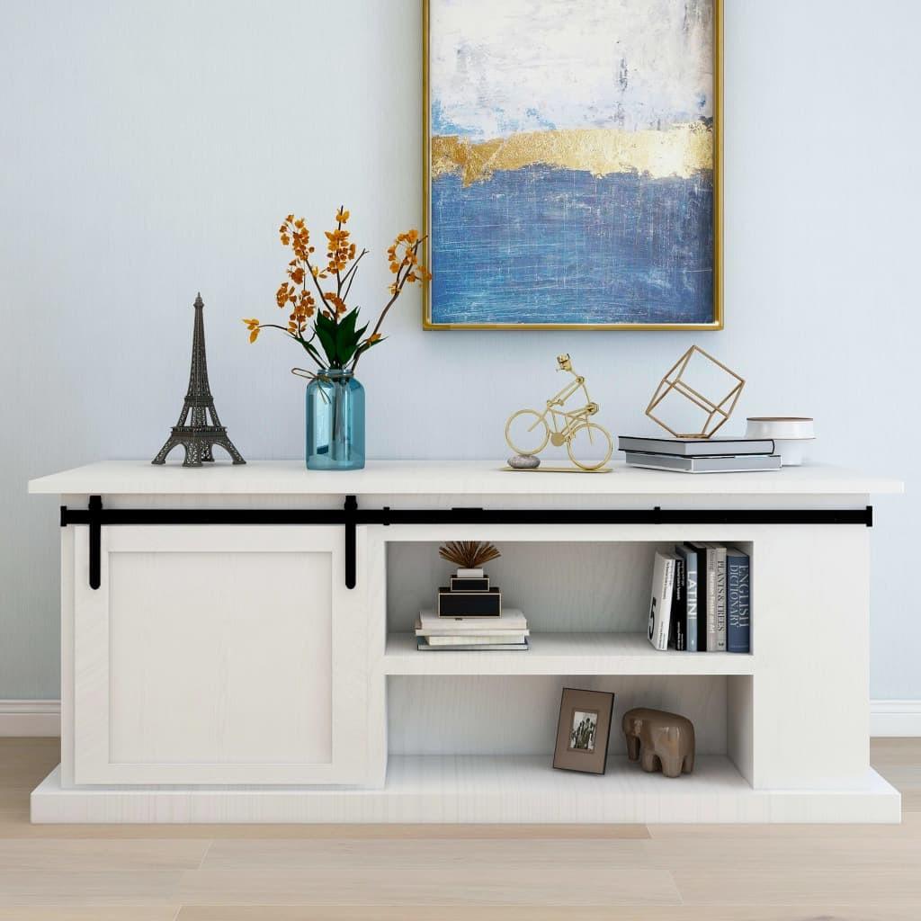 Mini-skydelågesæt til skabe kulstofstål 183 cm billede