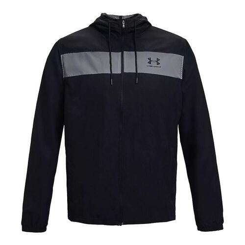 Sportsjakke til Mænd Under Armour Windbreaker Sort M