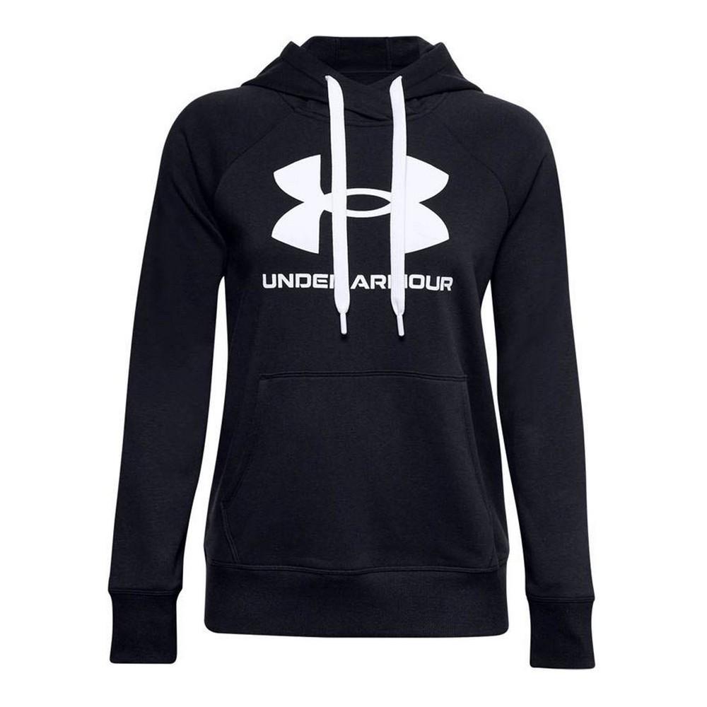 Hættetrøje Til Kvinde Under Armour Rival Fleece Sort