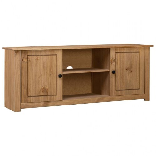 Tv-bord i massivt fyrretræ - Panama-serien 120×40×50 cm